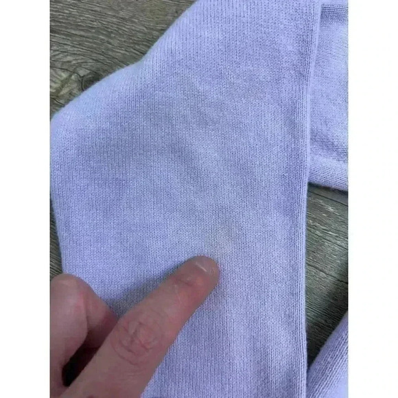 Hanna Andersson Purple Bow Sweater Youth Pullover Combed Cotton Size 140 (10) - Picture 7 of 13